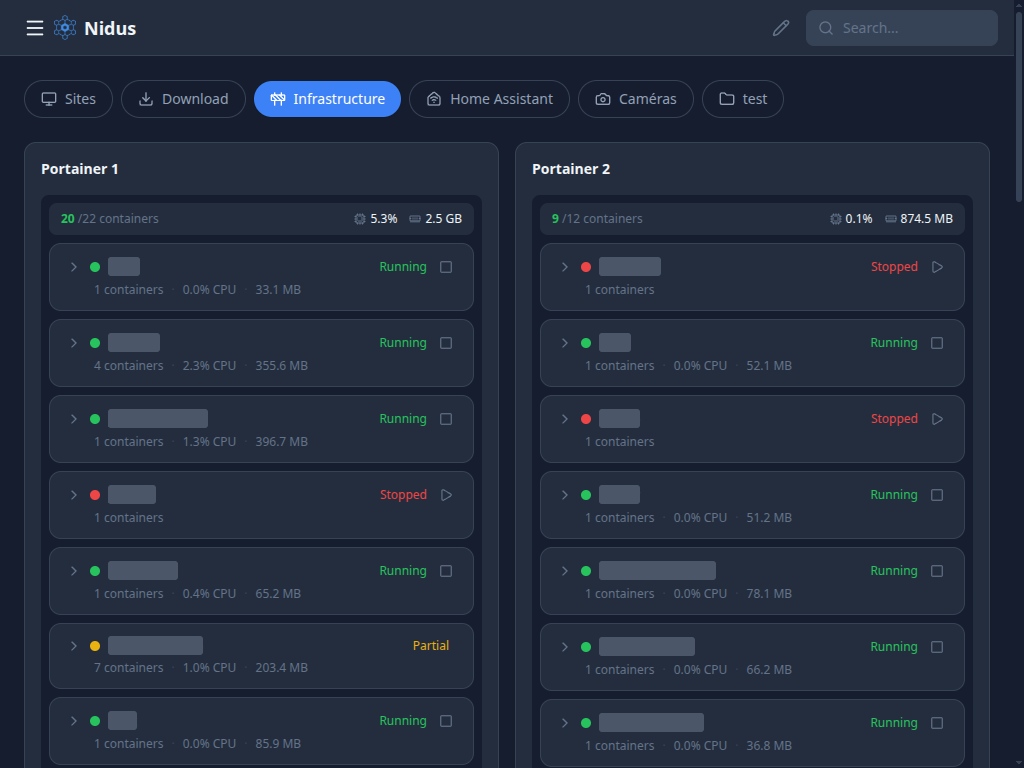 Infrastructure management